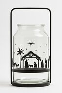 Windlicht Nativity groot