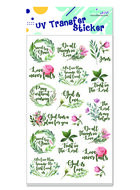 UV stickers Foral serie
