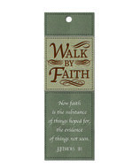 Boekenlegger lux leather Walk by Faith