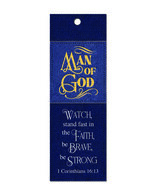 Boekenlegger lux leather Man of God     