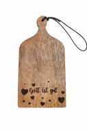 Houten snijplank Gott ist Gutt harten