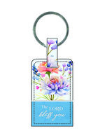 Schlüsselanhänger leder Lord bless you