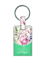 Schlüsselanhänger leder  I am with you always