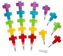 Stapelbare Stifte Kreuzen