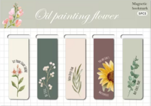 Magnetische boekenleggers (5) Bijbelversen bloemen