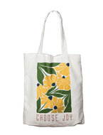 Draagtas canvas Choose joy