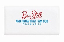Handdoek Be still and know