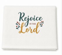 Handdoek Rejoice in the Lord