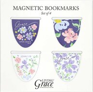 Magnetische boekenleggers (4) Grace upon grace