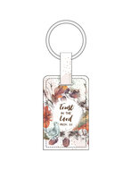 Sleutelhanger leer Trust in the Lord