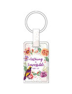 Sleutelhanger leer Nothing is impossible