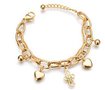 Armband-cross-hearts-gold