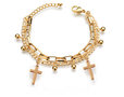 Armband-crosses-rose-gold