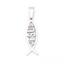 Hanger-stainless-steel-Jesus-vis-35x10x2mm