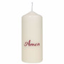 Candle-Amen-12-cm