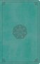 Turquoise-Emblem-Design-Trutone-----ESV-Large-Print-Value-Thinline-Bible