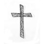 Offenes-Metallkreuz-aus-Draht