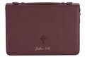 Bijbelhoes-Burgundy-x-large-John-3:16