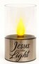 Solarlampe-gelbe-Kerze-LED-Jesus-is-the-light