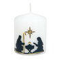 Black-gold-Christmas-scene-stump-candle
