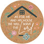 Cork-coaster-set-(4)-in-Holder-Serve-the-Lord