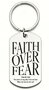 Keyring-metal-Faith-over-fear