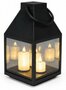 Black-Lantern-with-3-led-candles