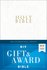 NIV gift & award bible white leatherlook_