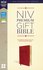 NIV premium gift bible burgundy leatherlook_