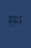 NIV tiny bible zip blue leatherlook_