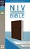 NIV value thinline bible brown leatherlook_