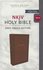 NKJV comfort print bible brown leatherlook_