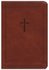 NKJV compact reference bible brown leatherlook_