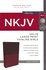 NKJV large print thinline bible burgundy leatherlook_