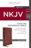 NKJV thinline reference bible brown leatherlook_
