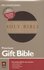 NLT gift bible brown/tan leatherlook_