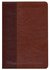 NLT slimline reference bible brown/tan leatherlook_