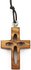 Pendant cross hout on cord_