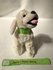 Plush labrador green collar Jesus liebt mich embroidery_