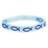 Bracelet rubber fish blue_