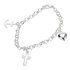 Bracelet anchor heart cross 20,5cm_