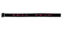 Armband geweven WWJD zwart/neon pink_