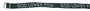 Armband geweven groen God loves you_