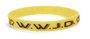 Bracelet silicon WWJD dove yellow_