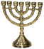 Menorah 11cm gold_