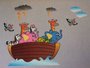 Wall decoration Noah's ark_