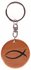 Keyring wooden fish round_