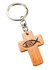 Sleutelhanger houten kruis vis/Jesus_