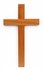 Kruis blank hout 100cm hangend_