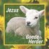 MDF wandbord 22x22cm Jezus is de goede herder_
